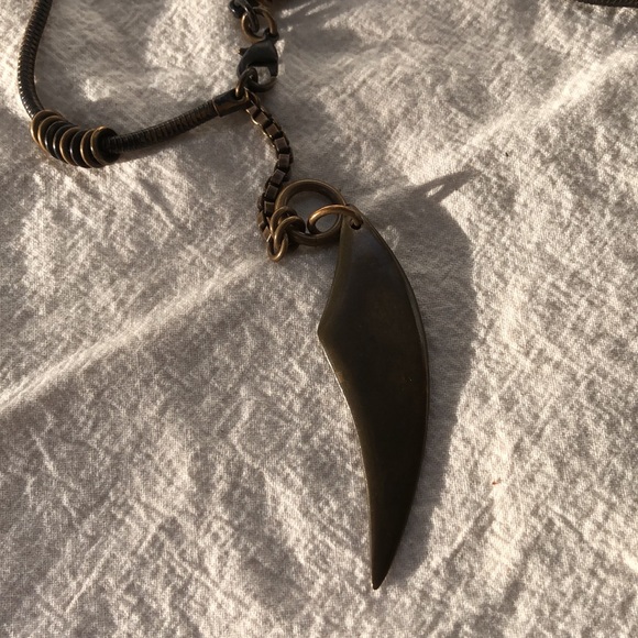 Annie Costello Brown Dagger Necklace - Picture 3 of 10